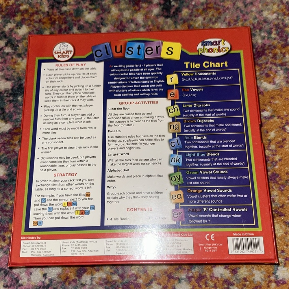 Word Building Game - Colorful Clusters - Picture 2 of 2